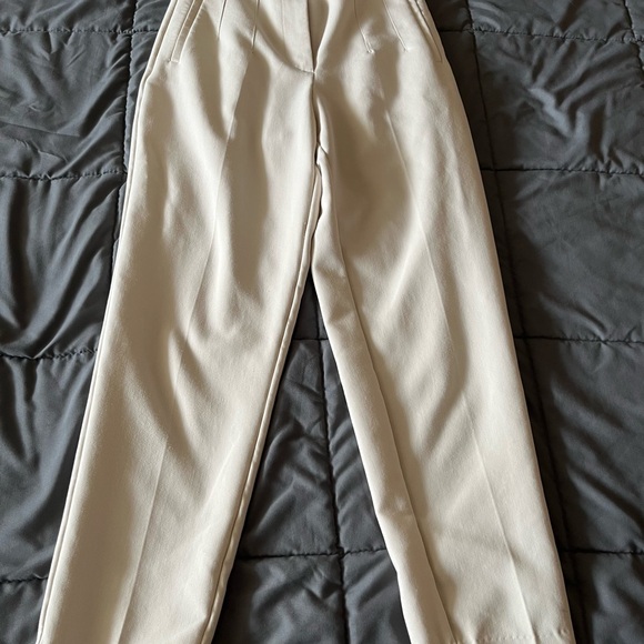Zara Pants - Zara Cream Women's Trousers small